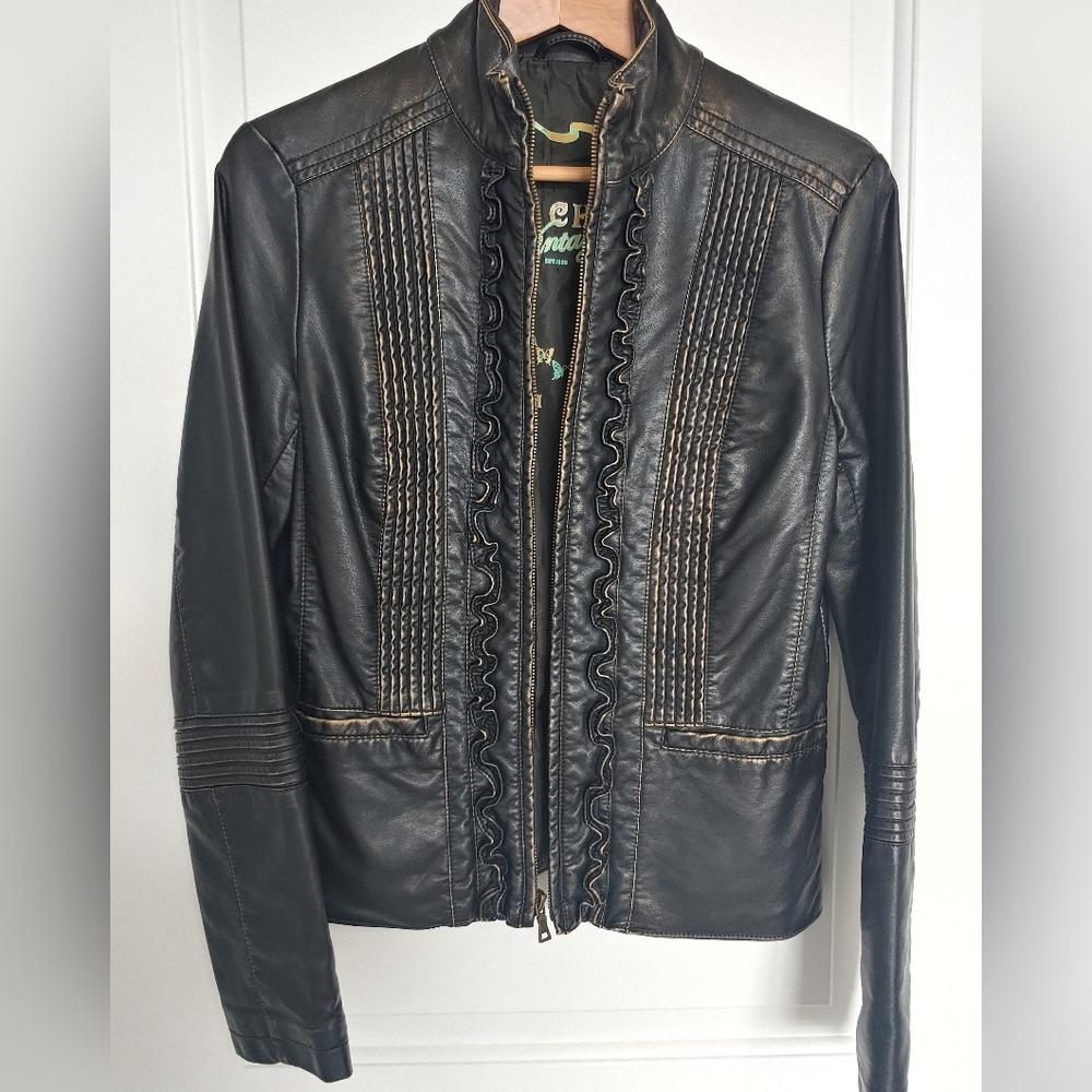 Big Chill Vintage Faux Leather Jacket